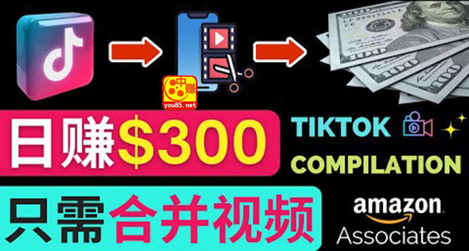 【第3713期】搬运Tiktok短视频到Youtube赚钱，只需下载，合并视频，日赚300美元-勇锶商机网